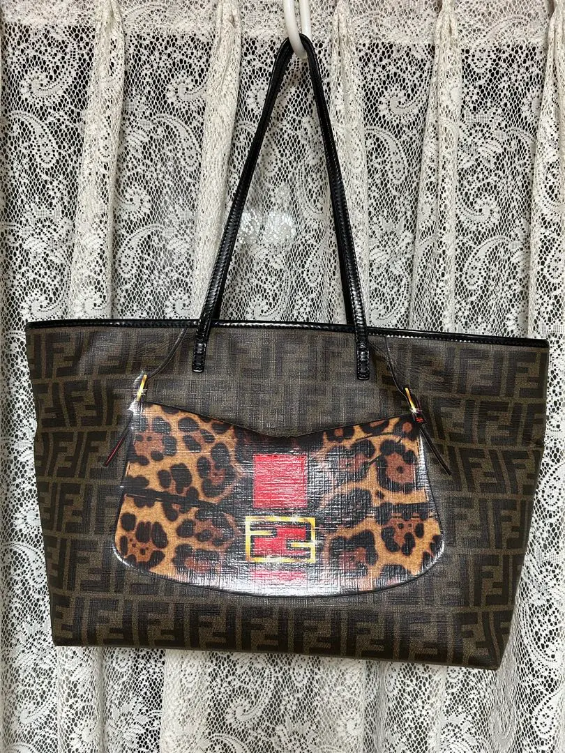 FENDI ヒョウ柄 トートバッグ 楽天市場】【バッグ】FENDI フェンディ トートバッグ ショルダー