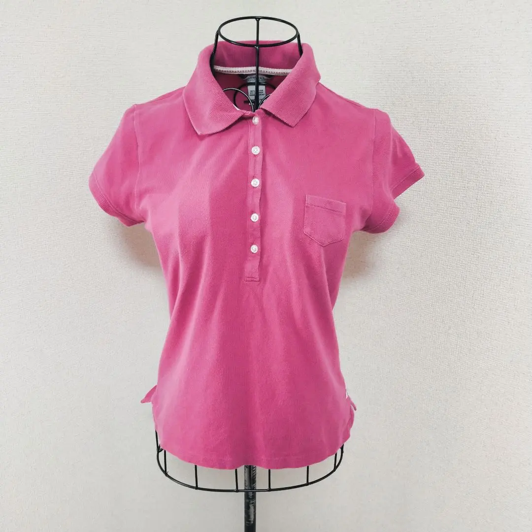 Abercrombie & Fitch 美品 短袖Polo衫 半開襟 粉色 L 的縮圖