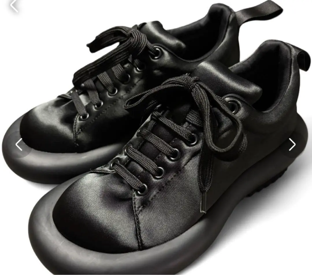 美品 ENFOLD エンフォルド 箱付き レザー調 厚底 スニーカー ブラック ENFOLD(エンフォルド) SNEAKERS-SANDAL - COLDBECK ONLINE