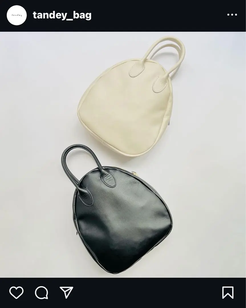 新品未使用 tandey bag レザーバケットバッグ ハンドバッグ