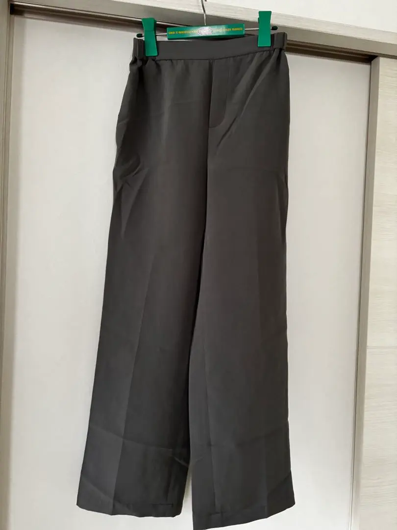 Thumbnail of Gray rubber waist slacks