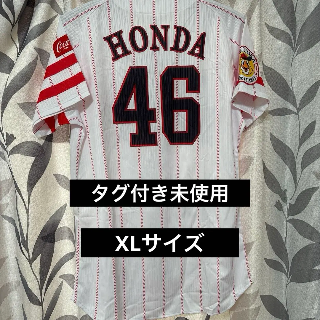 美品 MAJESTIC 福岡ソフトバンクホークス ユニフォーム 本多雄一 2XL 美品 MAJESTIC 福岡ソフトバンクホークス ユニフォーム 本多雄一