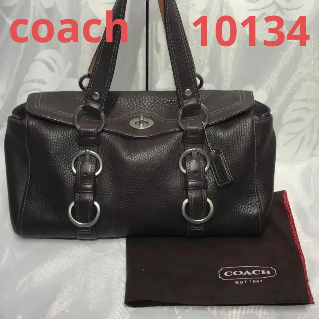 【美品】COACH チェルシーサッチェルハンドバッグ 10134 ブラック　黒 2025年最新】コーチ 10134の人気アイテム - メルカリ