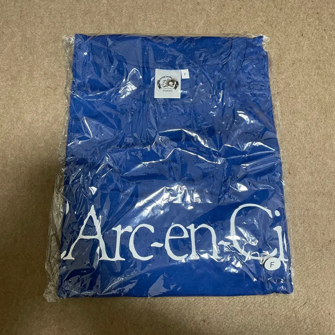 L'Arc〜en〜Ciel【FC限定】BIG旧ロゴTシャツ　ラルク　ブルー　青 ラルク 旧ロゴTシャツ ブルー - メルカリ
