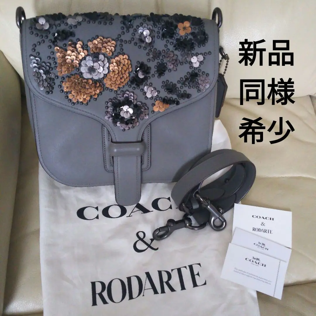 COACH(コーチ) / ショルダーストラップ/レザー/NVY/レディース