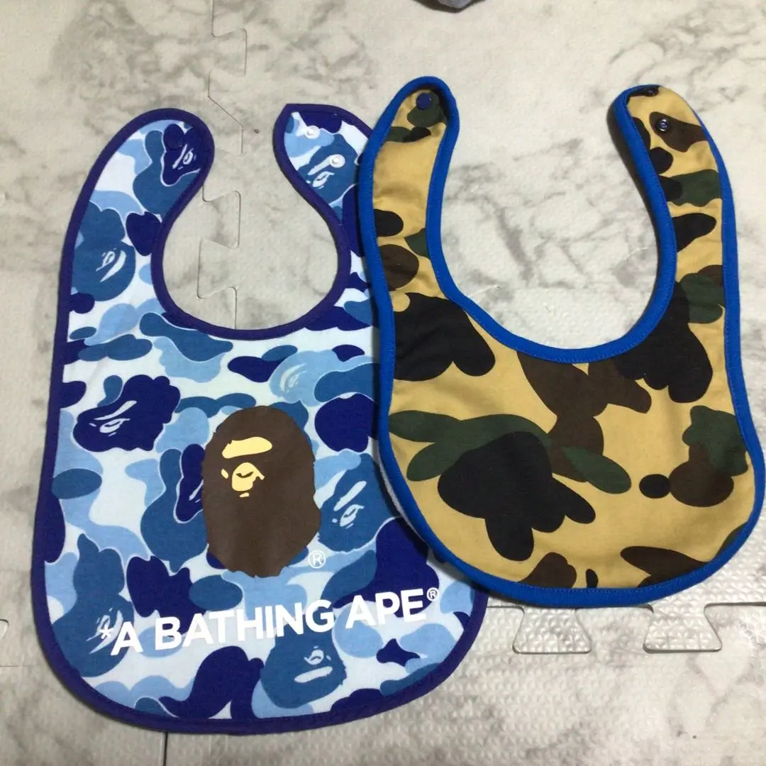 A BATHING APE® スタイ 3枚入り ロンパース 新品未使用♪ 2025年最新】A BATHING APE スタイ・よだれかけの人気アイテム