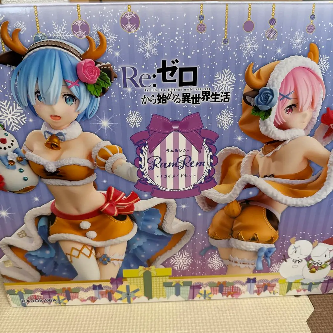 リゼロ　トナカイメイド　フィギュア フィギュアお迎え Re:ゼロから始める異世界生活 ラム＆レム