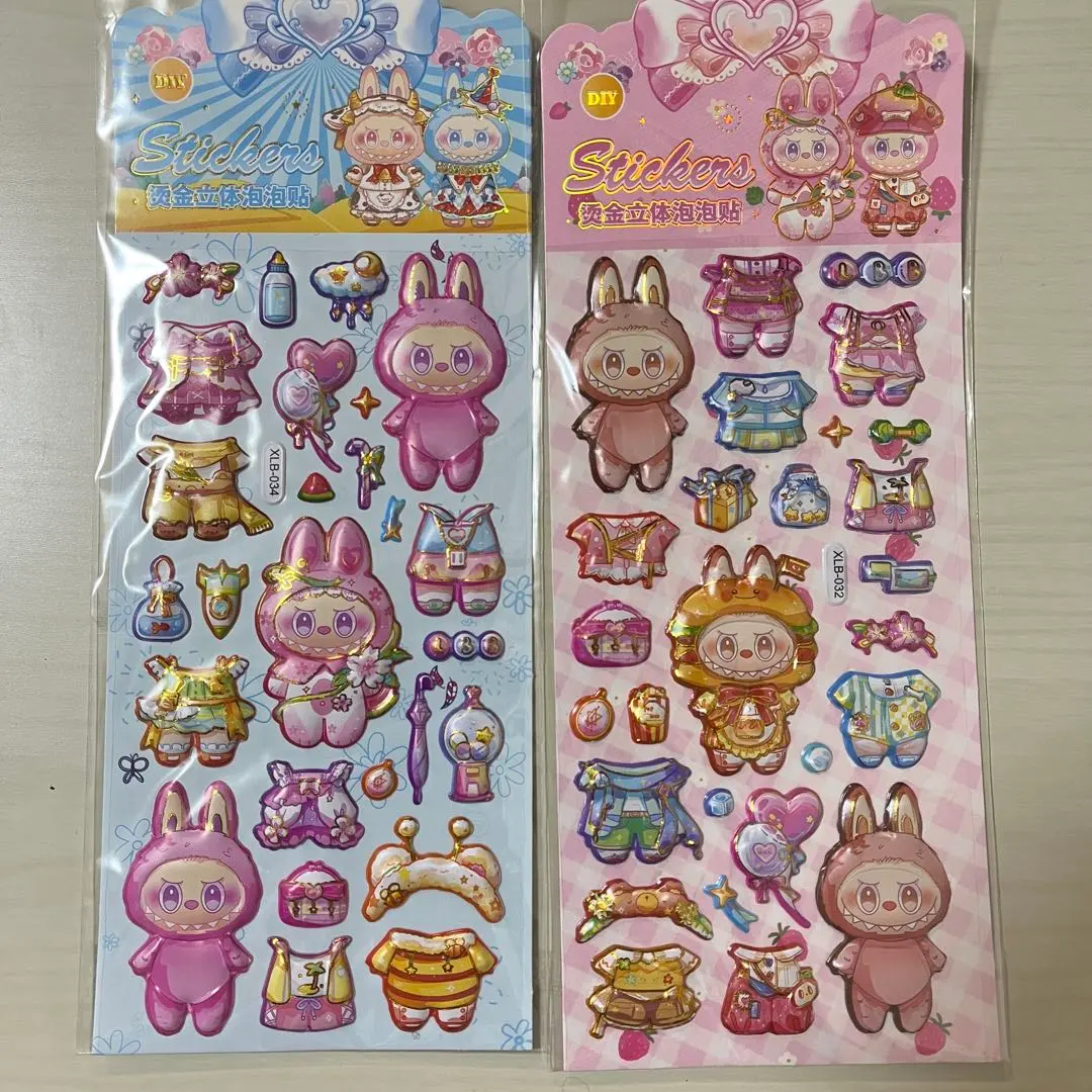 Thumbnail of Two-piece set of dress-up stickers ♡ 3D dimensional stickers ③