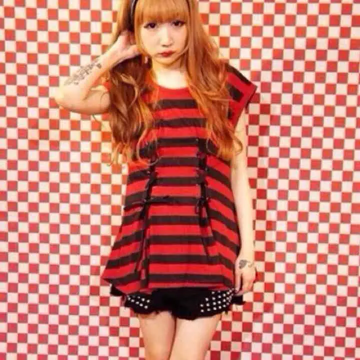キャンスパ ブロックチェックワンピ AYAMOちゃん