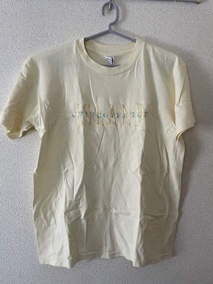 Thumbnail of Island Chincoteague Embroidered T-shirt, Size L, Cream