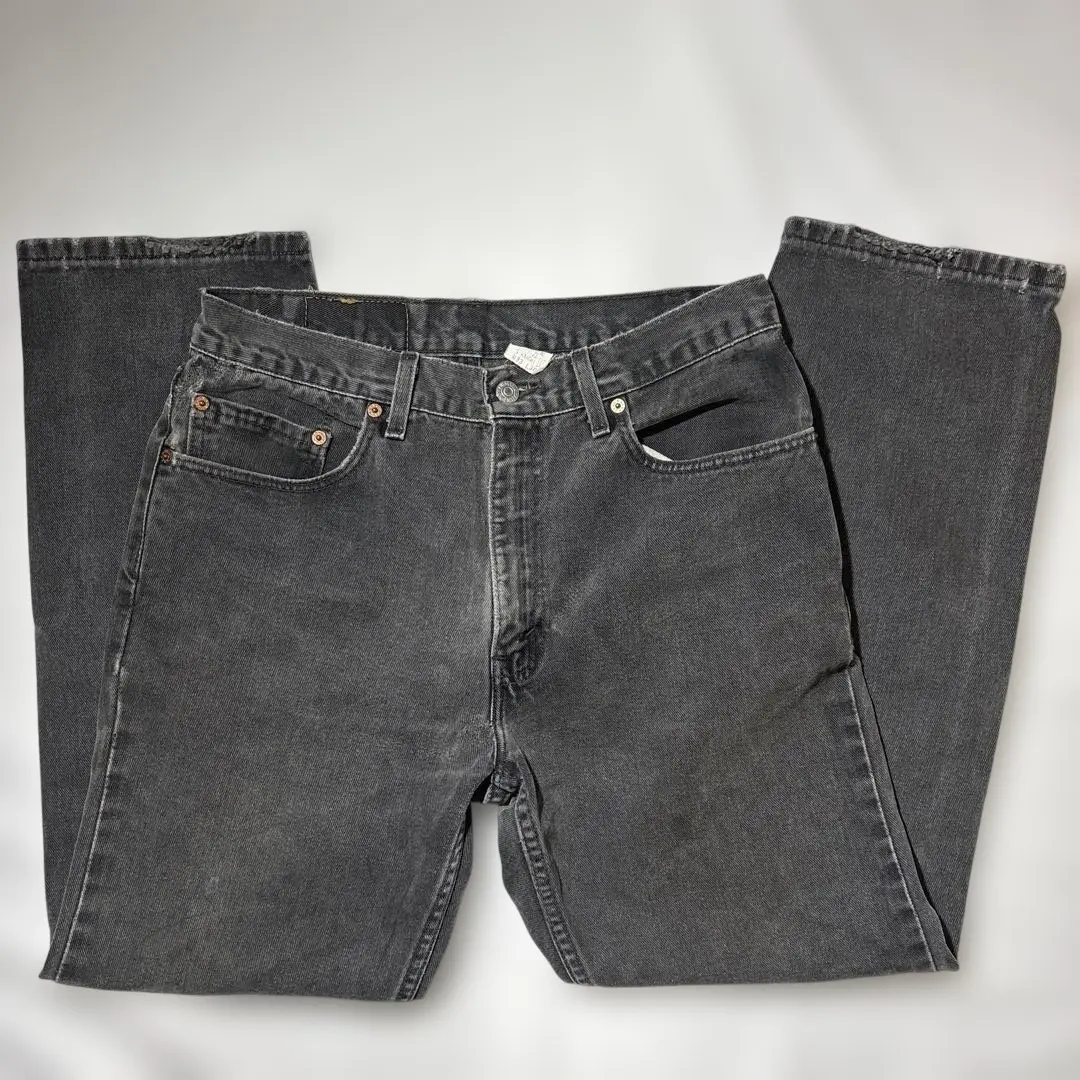 Thumbnail of Levi's 505 Black, Made in USA, W33, Garment-dyed, Worn