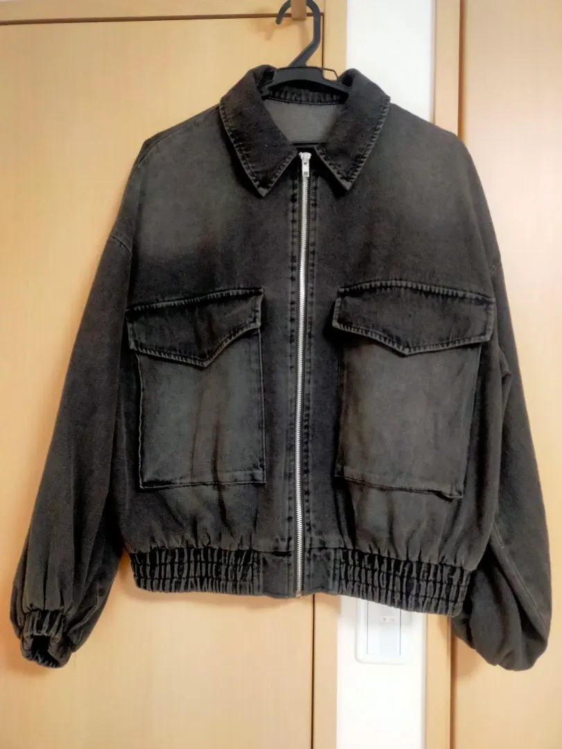 Thumbnail of GRL Dark Gray Denim Jacket