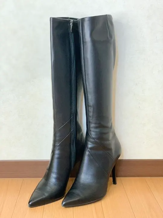 Thumbnail of 【Excellent Condition】DIANA Long Boots Genuine Leather Black