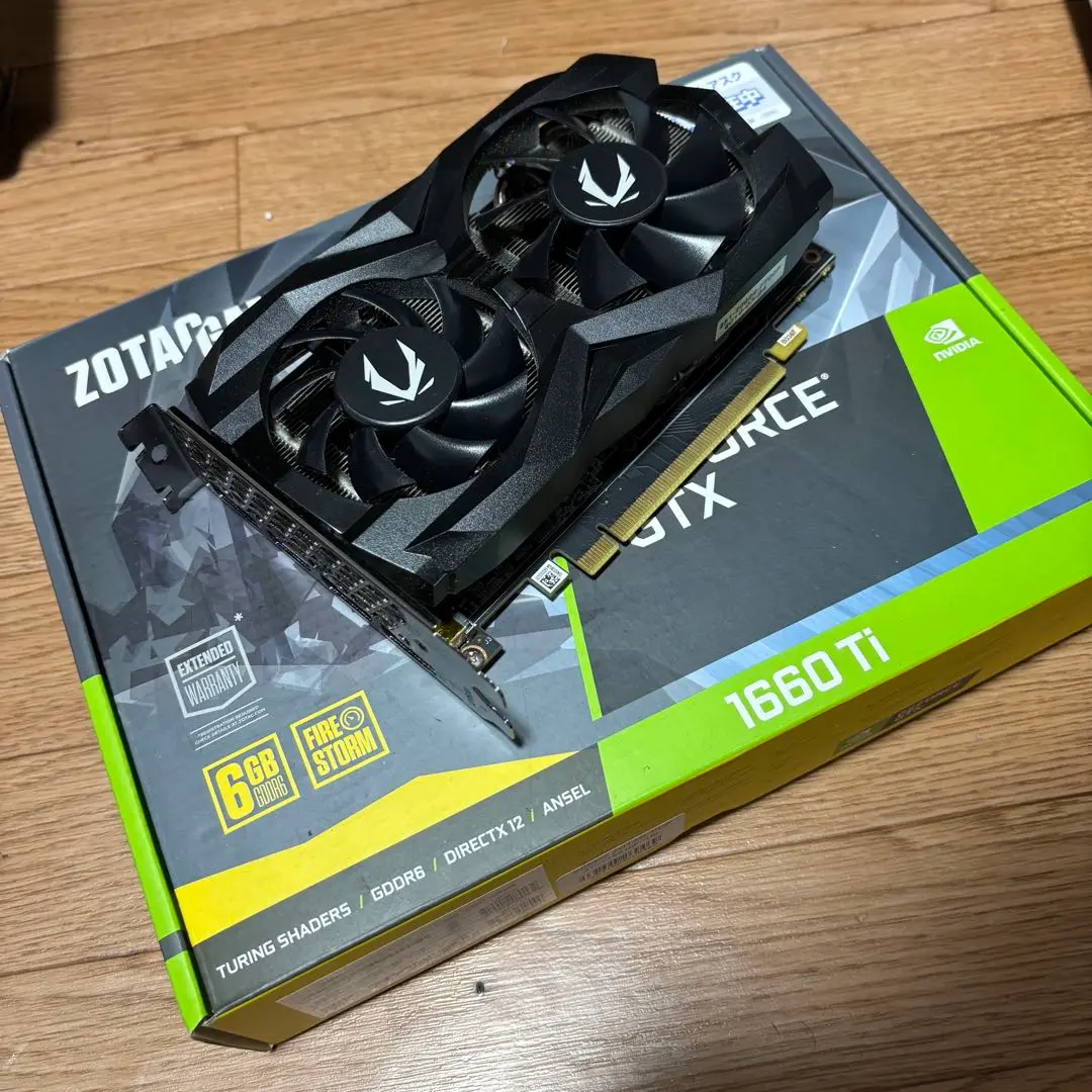 ZOTAC GEFORCE GTX グラフィックボード 1660ti ジャンク