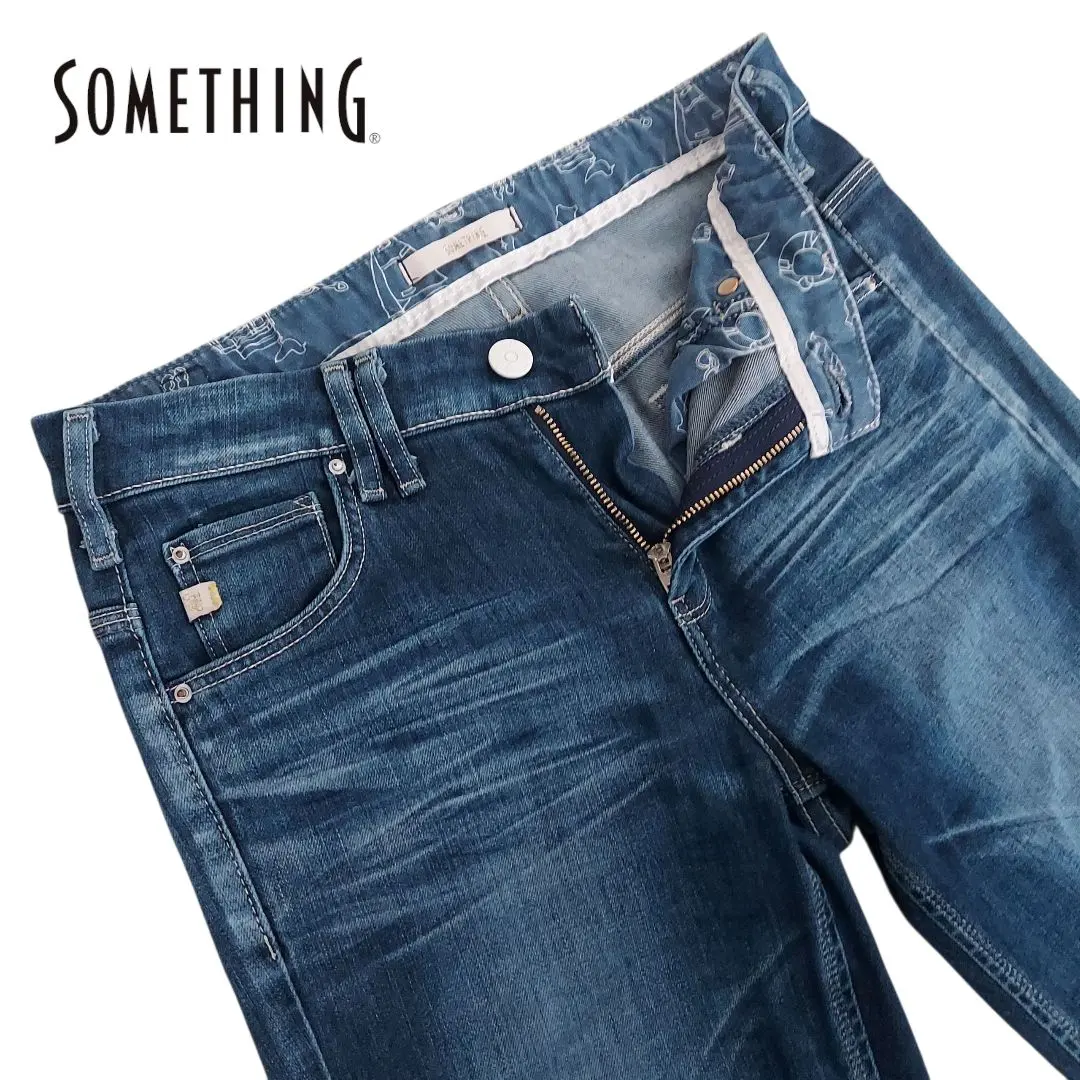 Thumbnail of SOMETHING something SS388 Beautiful Leg Tapered Cool Jeans 27