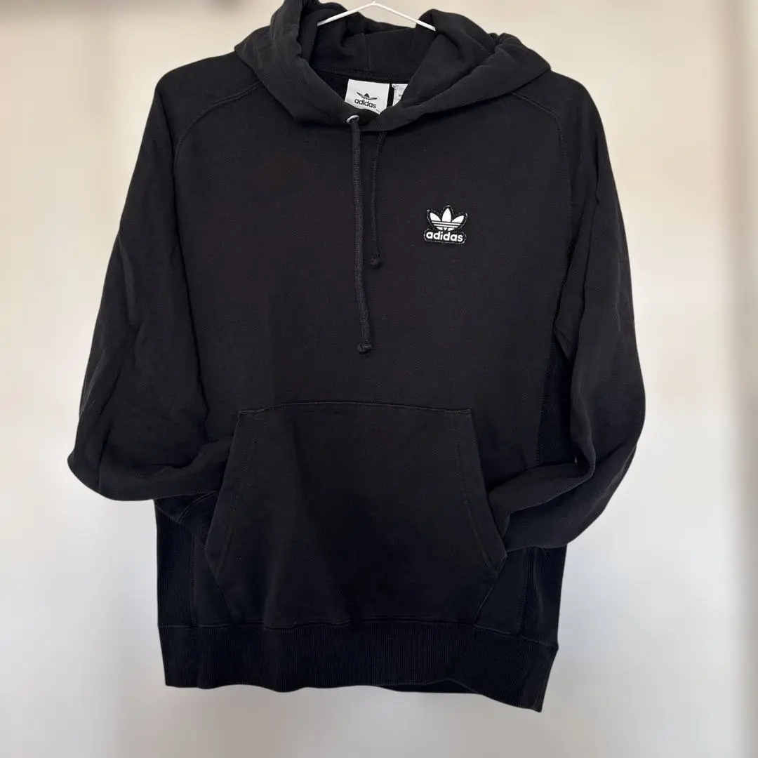 Thumbnail of adidas black hooded sweatshirt