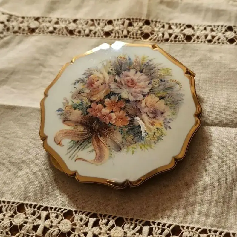 Thumbnail of Antique compact mirror