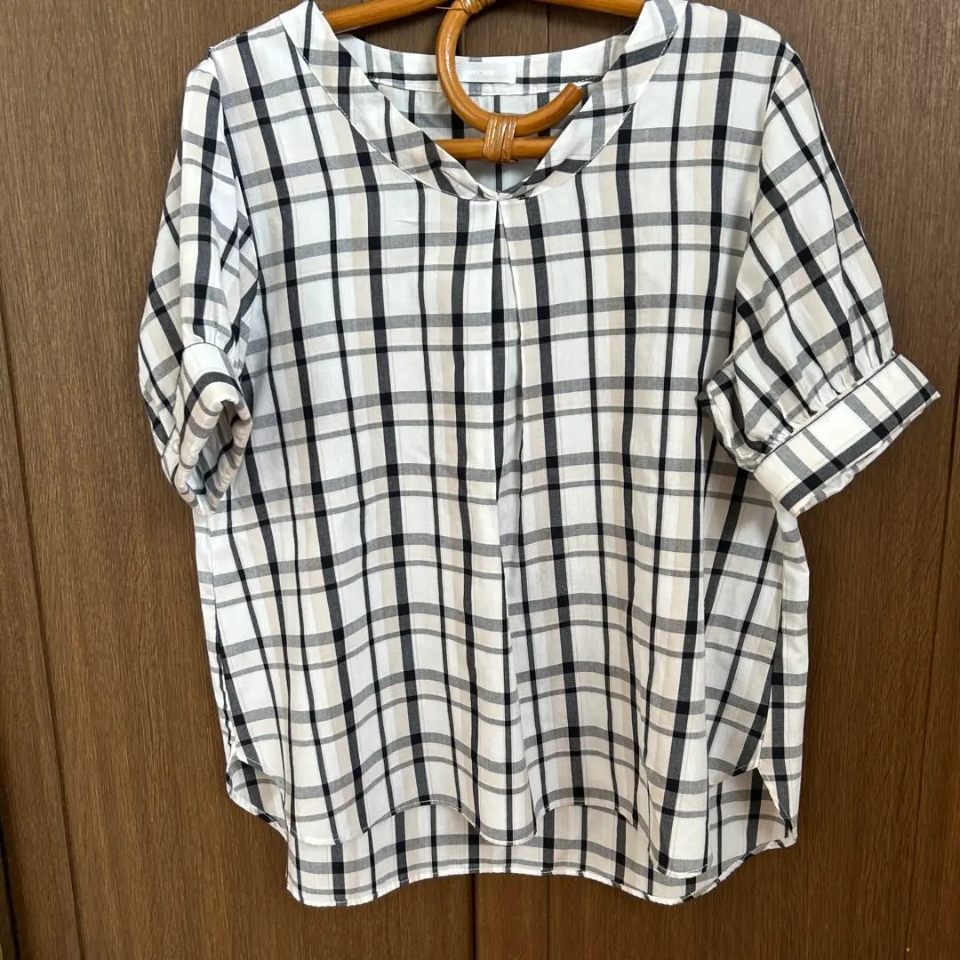 Thumbnail of DRESKIP Checkered Short-Sleeve Shirt