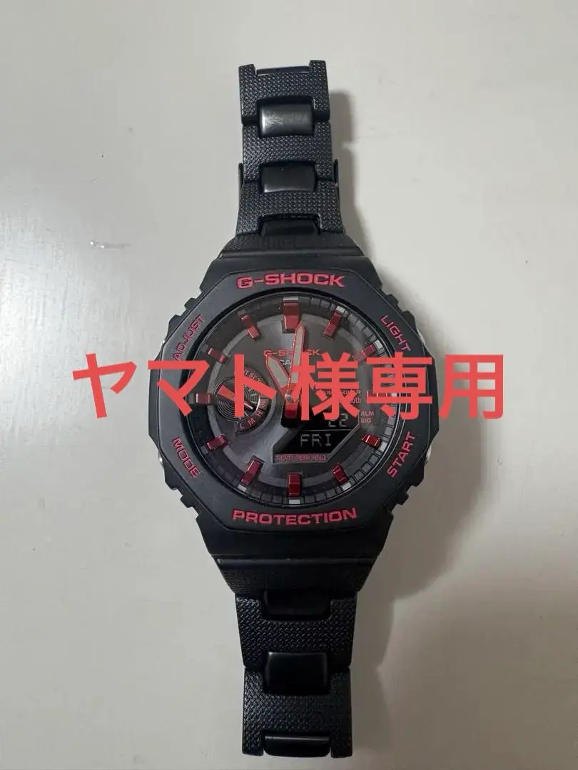 CASIO G-SHOCK GA-B2100BNR-1AJF 黑色／紅色 的縮圖