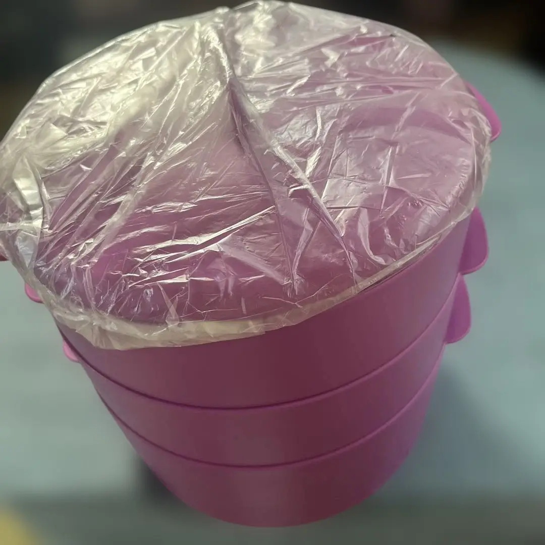 ◼️新品◼️Tupperware スチームイット3段　パープル ◼️新品◼️Tupperware スチームイット3段 パープル - メルカリ