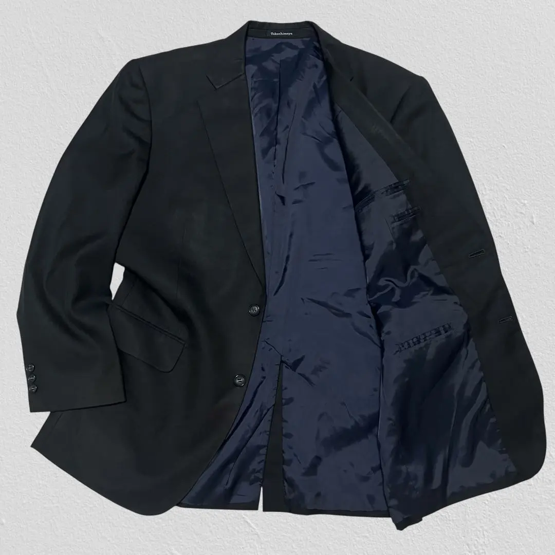 Thumbnail of Takashimaya ♡ Business Tailored Jacket Order Suit Solid Navy