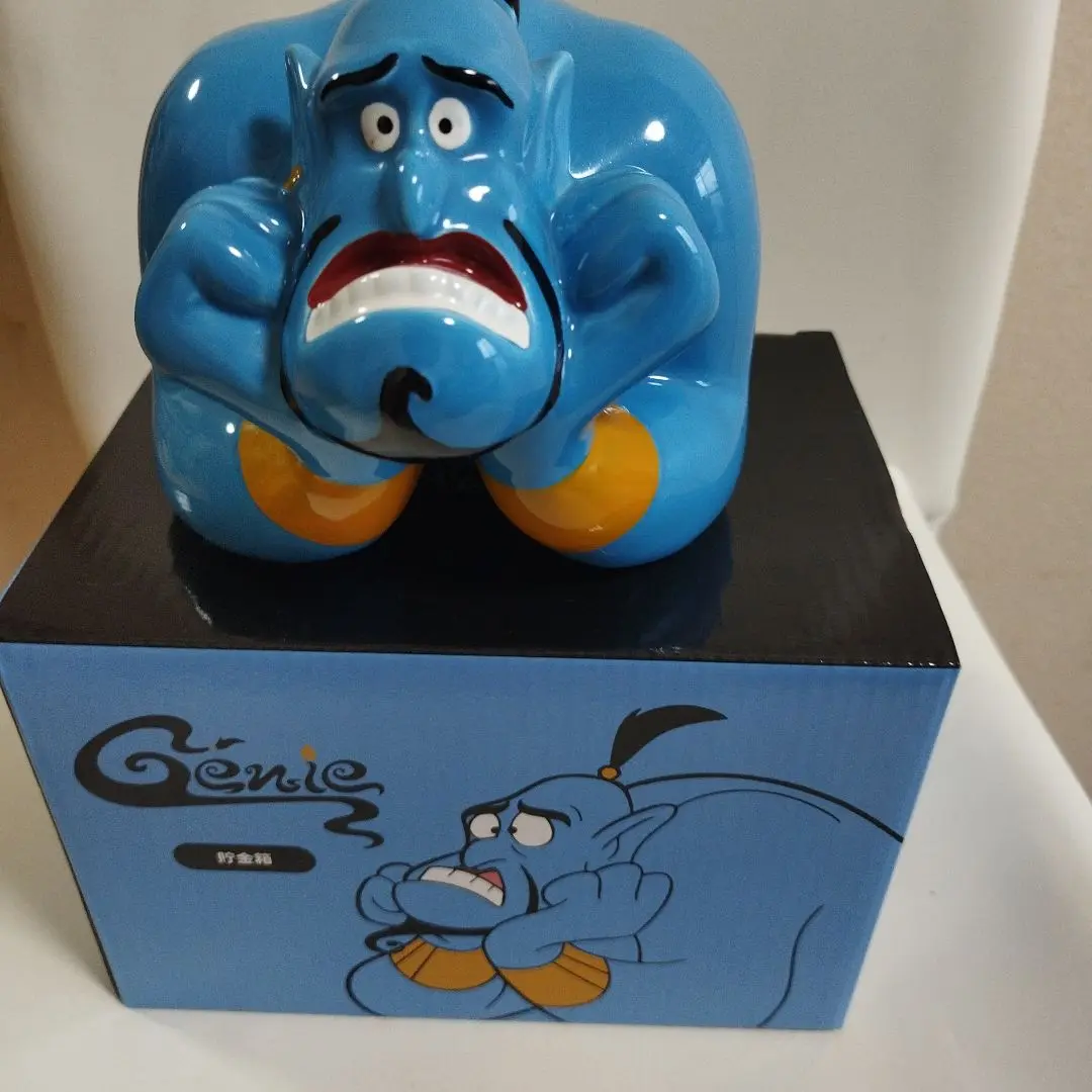 ジーニー フィギュア 貯金箱 ジーニー 貯金箱 陶器 アラジン ディズニー フィギュア - メルカリ