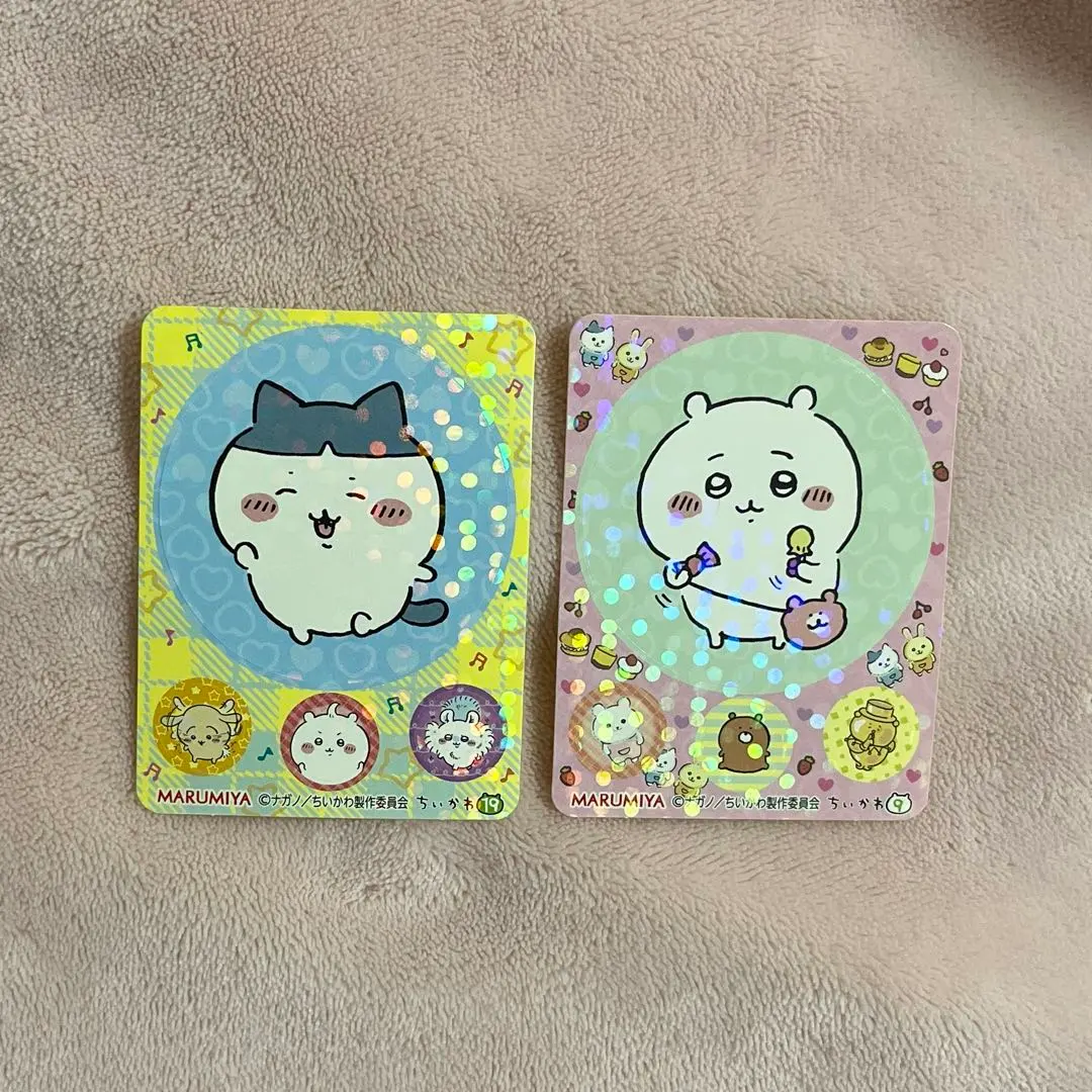 Thumbnail of Chikawa Retort Curry Hachiware Sticker Seal Marumiya