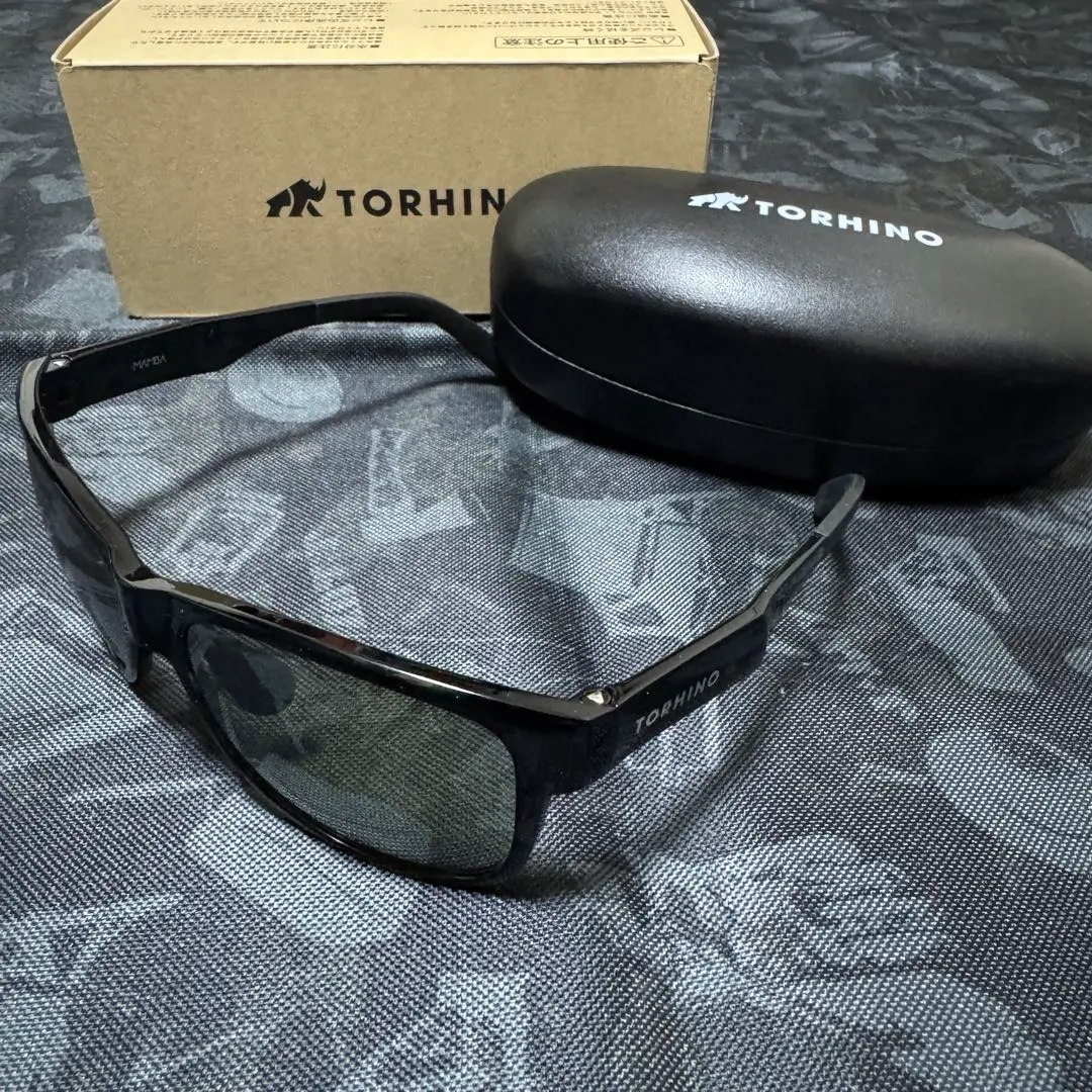 TORHINO NYOKA マンバ　ドゥーブル zeal TORHINO(トライノ) 偏光サングラス NYOKA ブラック