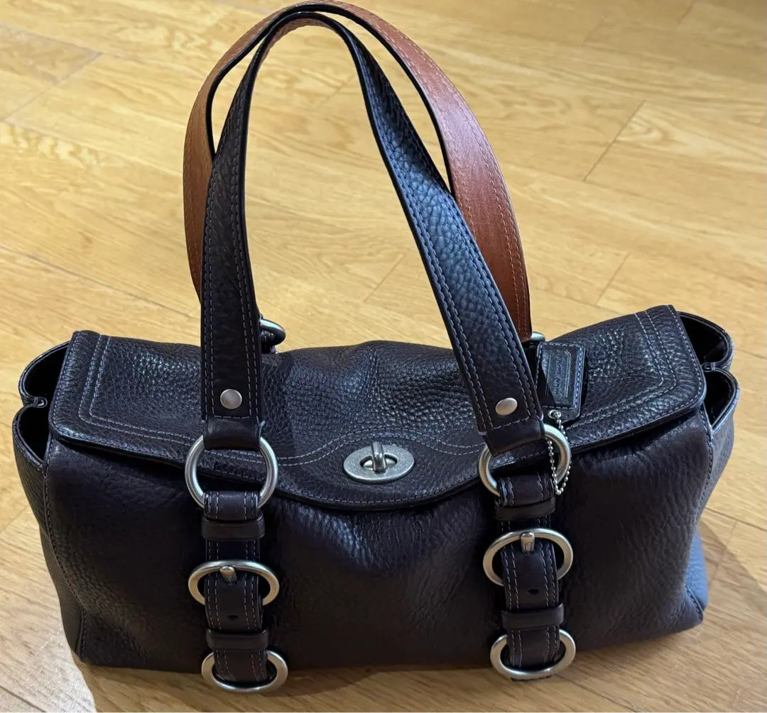 【美品】COACH チェルシーサッチェルハンドバッグ 10134 ブラック　黒 2025年最新】コーチ 10134の人気アイテム - メルカリ