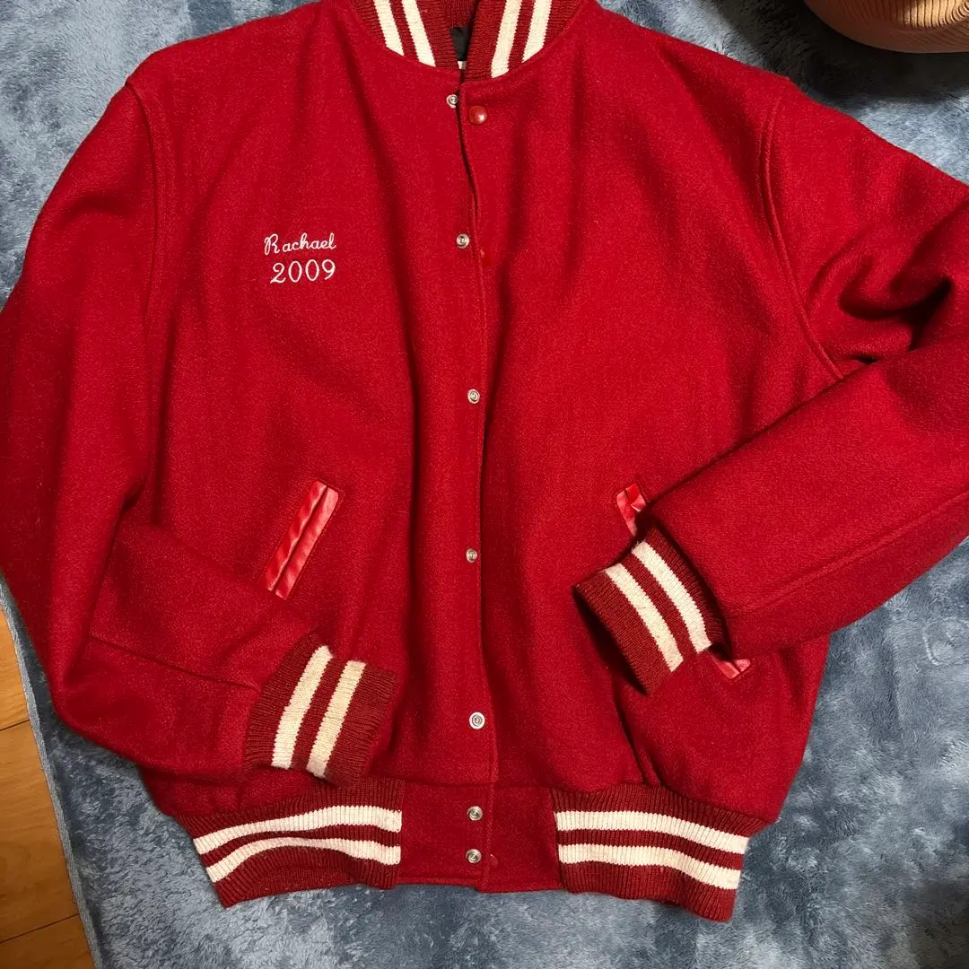 Thumbnail of 80s 90s USA Made Stadium Jumper/Varsity Jacket Embroidered College Logo 【Lowest Price】