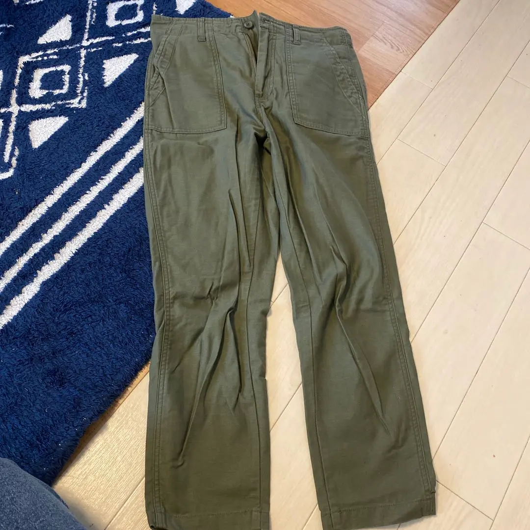 Thumbnail of AMERICAN HOLIC Khaki Baker Pants, Size M, Military Style