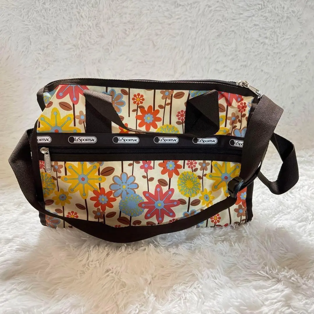 Thumbnail of Excellent condition ❤️ LeSportsac Boston bag, floral pattern, colorful