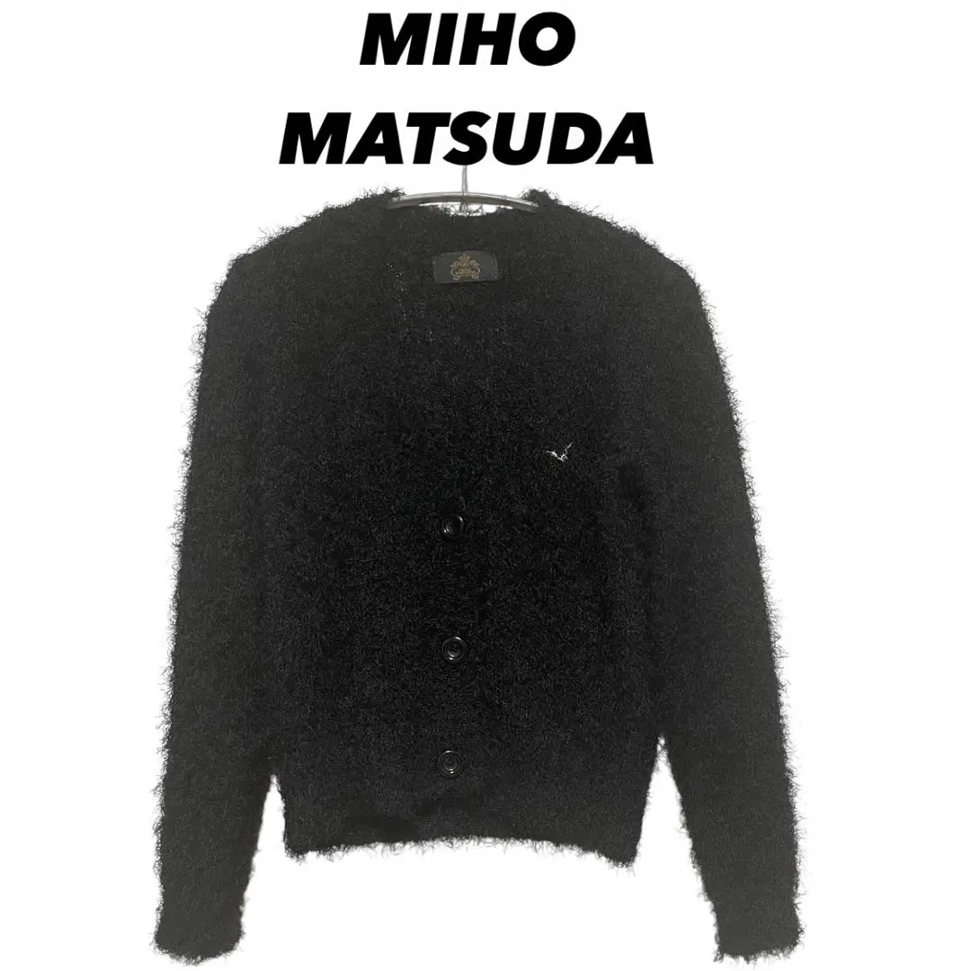 MIHO MATSUDA 羽織風カーディガン MAISON KITSUNE メゾンキツネ カーディガン/BOLD FOX HEAD PATCH