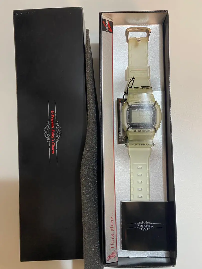 【新品未使用】G-SHOCK DW-5600VT-7T スケルトン DW-5600VT-7T フェアリーズチャーム ホワイトスケルトン 妖精EL