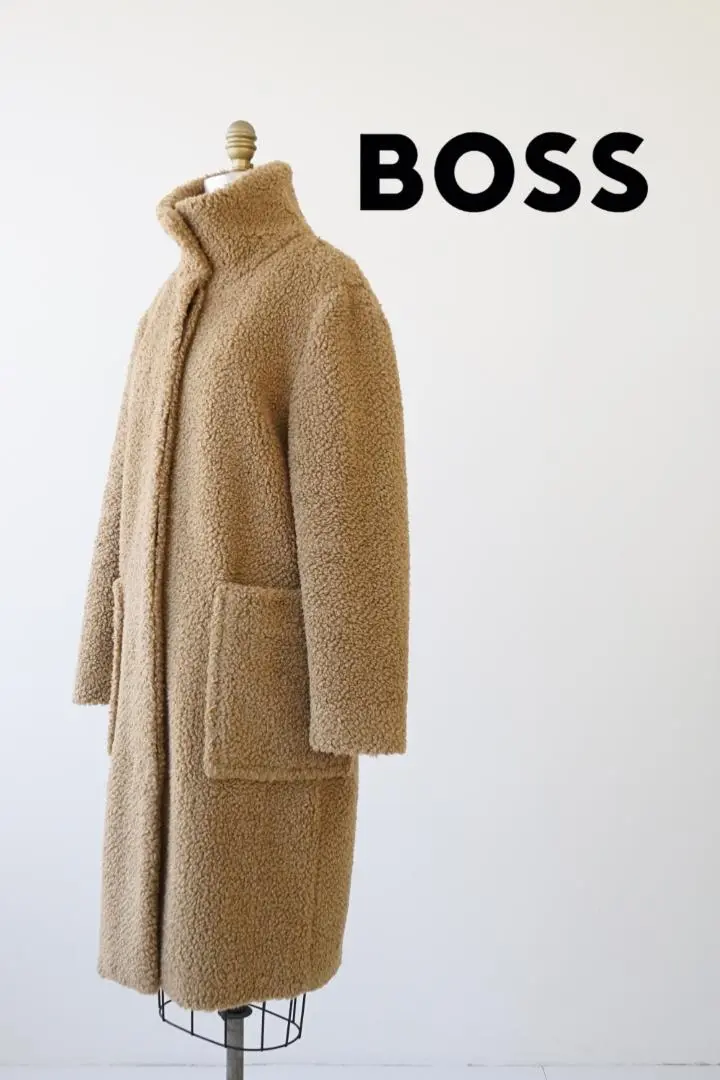 最終値下げ　美品　ヒューゴボス　毛皮コート　羊革 Yahoo!オークション -「hugo boss ヒューゴボス ムートン」の