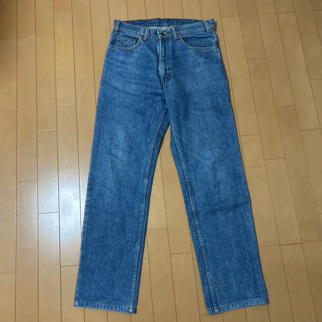 Thumbnail of Levi's Euro Leather Patch Straight 90s Denim