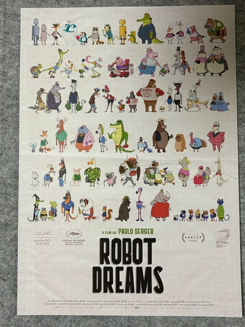ラスト　映画『ロボットドリームズ』B2サイズポスター 2025年最新】ロボットドリームズ ポスターの人気アイテム - メルカリ