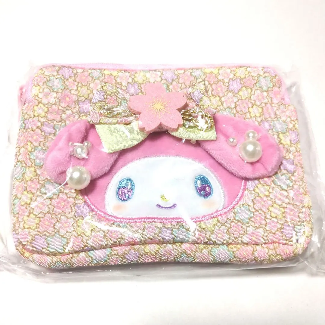 Thumbnail of Sanrio Yume Fuwa Omotenashi Mini Tissue Pouch - My Melody