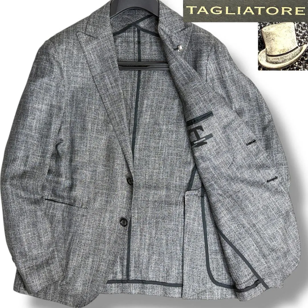 J4045 美品 TAGLIATORE Monte Carlo 法蘭絨無結構外套 48 的縮圖