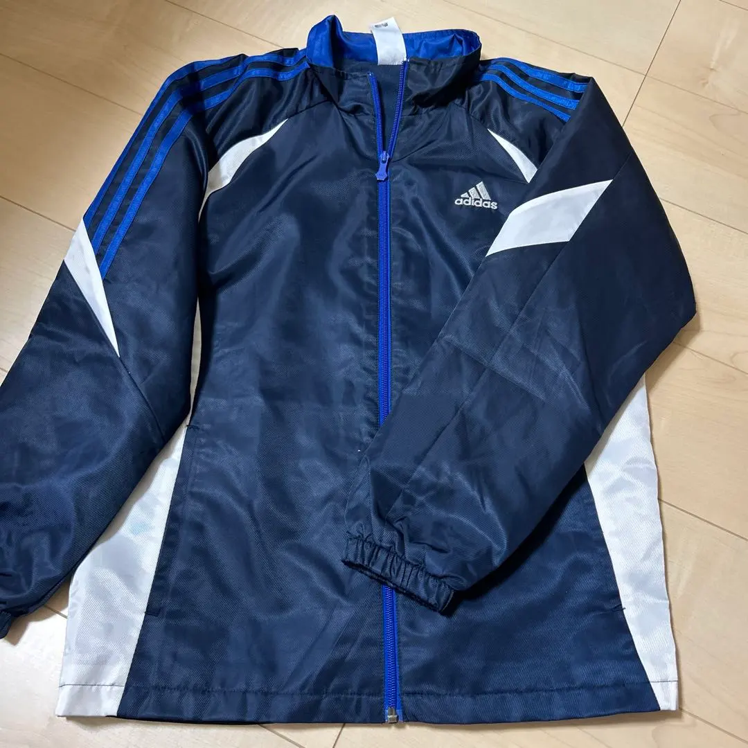Thumbnail of Price reduced: Adidas windbreaker, 160cm, navy blue, Adidas