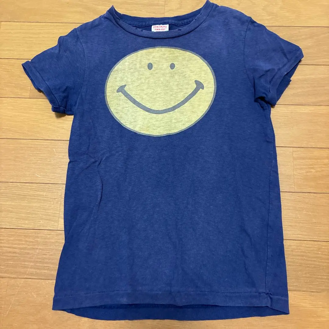 Thumbnail of Price reduced! Denim & Dungaree ⭐︎ Smiley Face T-shirt 140cm