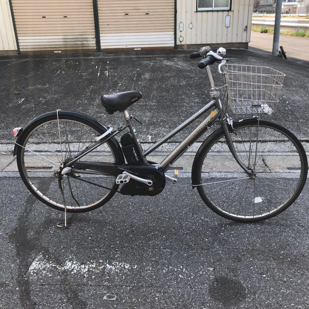 Aozora H様　電動自転車YAMAHA PAS CITY-S ガンメタ　37 Aozora H様 電動自転車YAMAHA PAS CITY-S ガンメタ 37