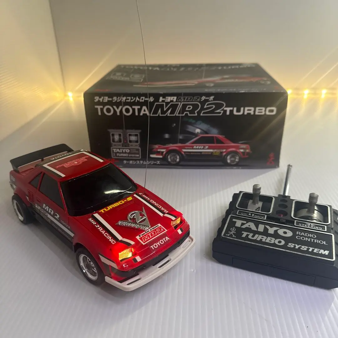 タイヨー　ラジオコントロール　トヨタＭＲ２ TURBO ♫ 希少 箱・説明書付 タイヨーラジオコントロール TOYOTA MR2