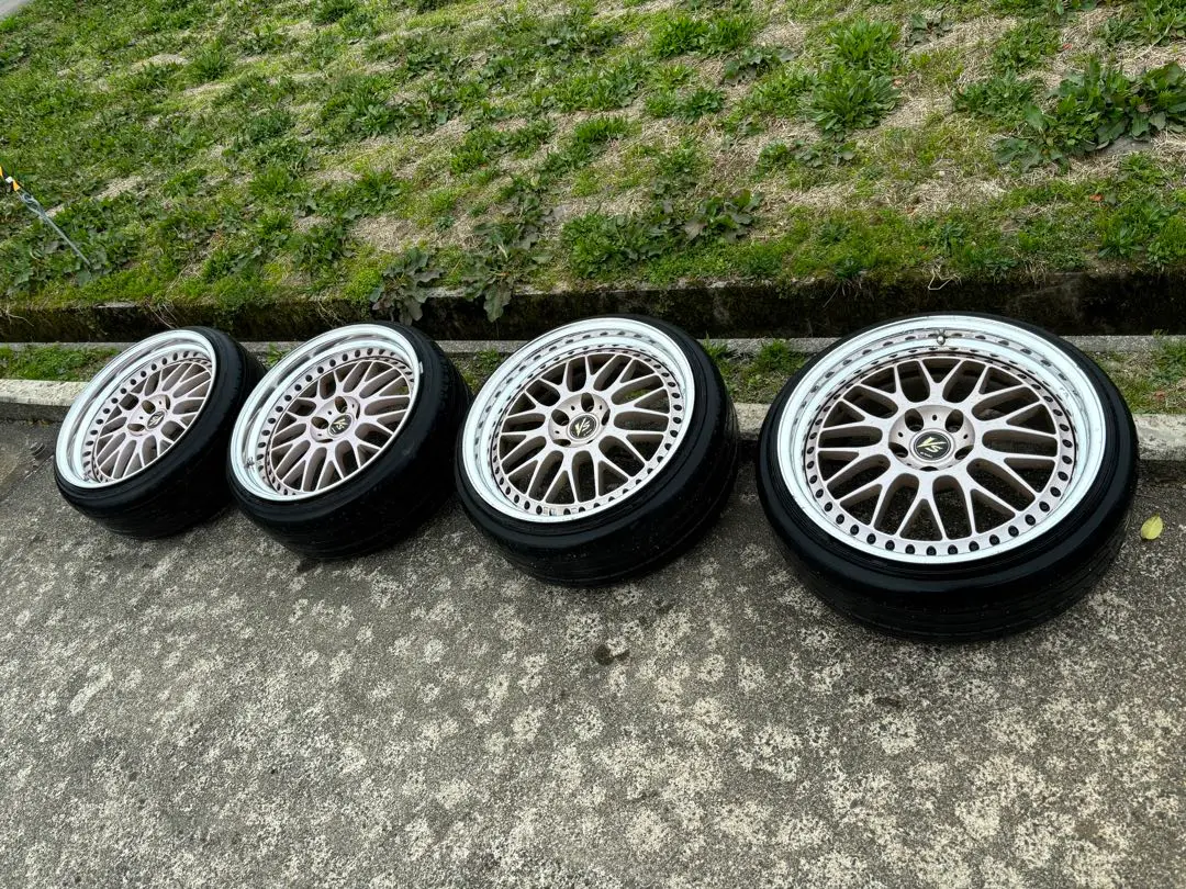 超美品‼️ワーク work vs xx タイヤホイール 19インチ 9J 3ピース WORK VS XX 19インチ×9J Sリム ワーク ホイール 1本から送料無料
