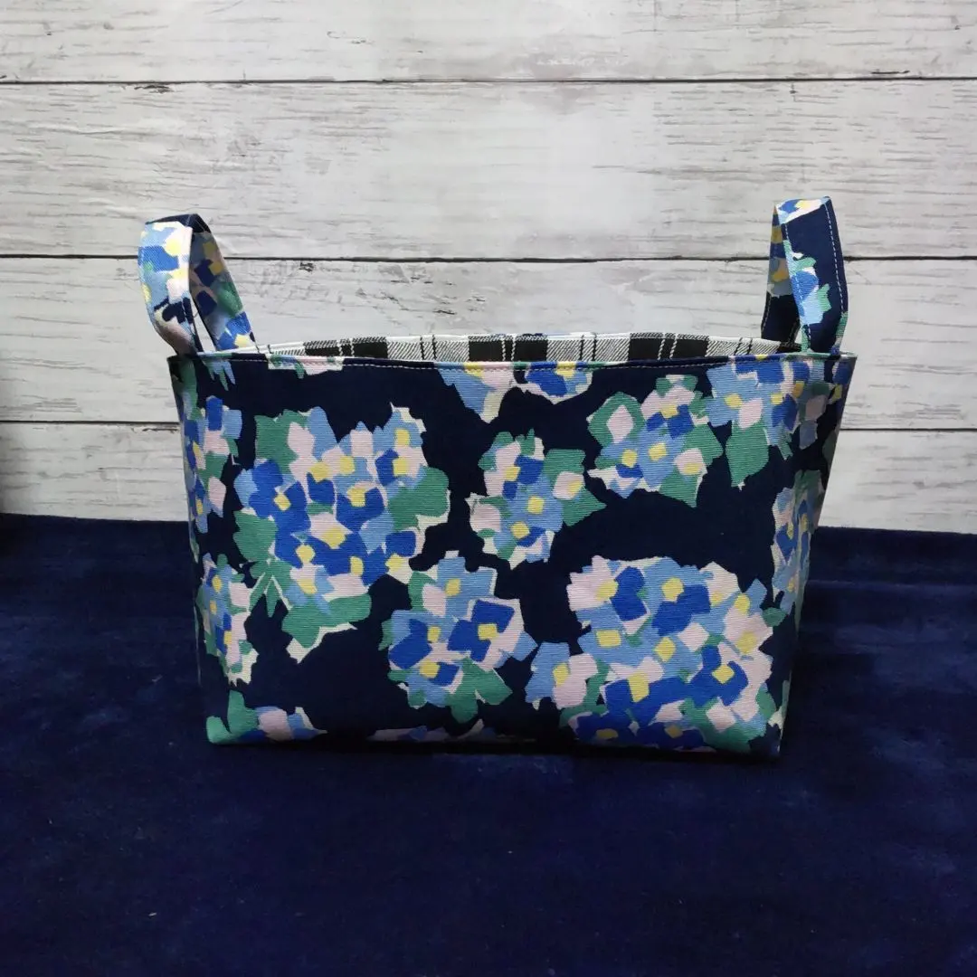 Thumbnail of Hydrangea Fabric Basket Handmade