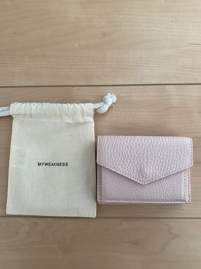 【新品未使用】マイウィークネス　ともさかりえ　財布　パールピンク マイウィークネス財布ピンク