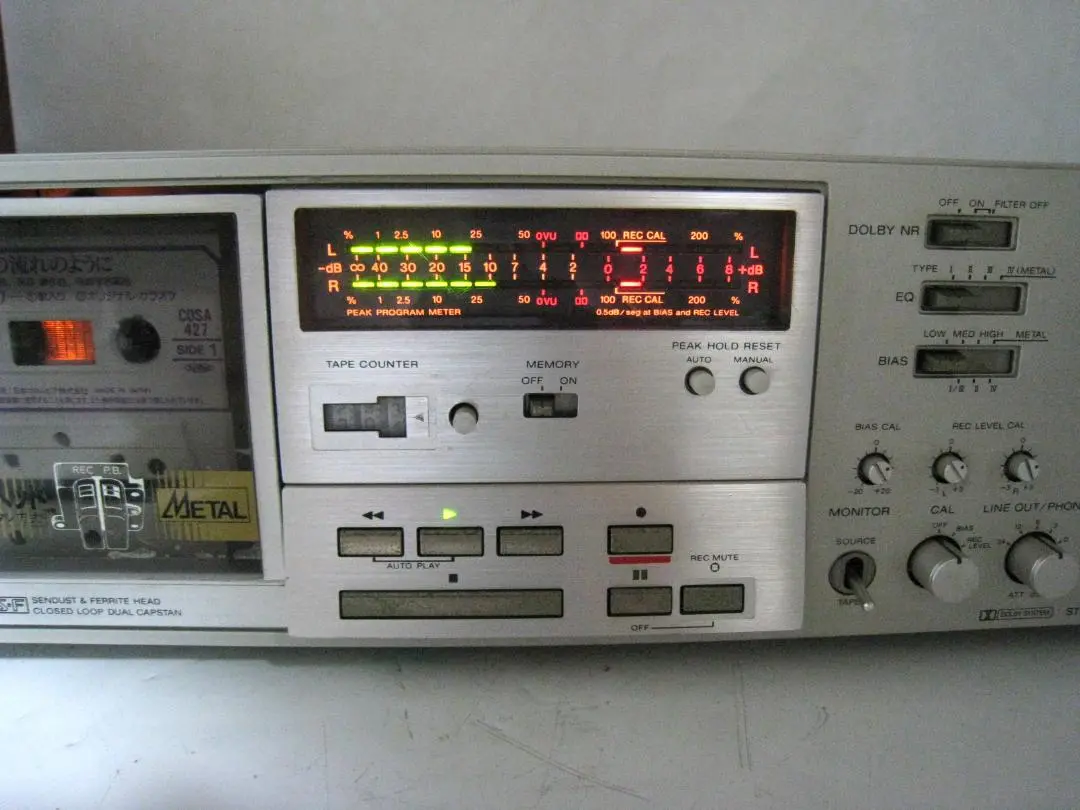 動作品】SONY TC-K7/カセットデッキ/動作良好！/動画あり