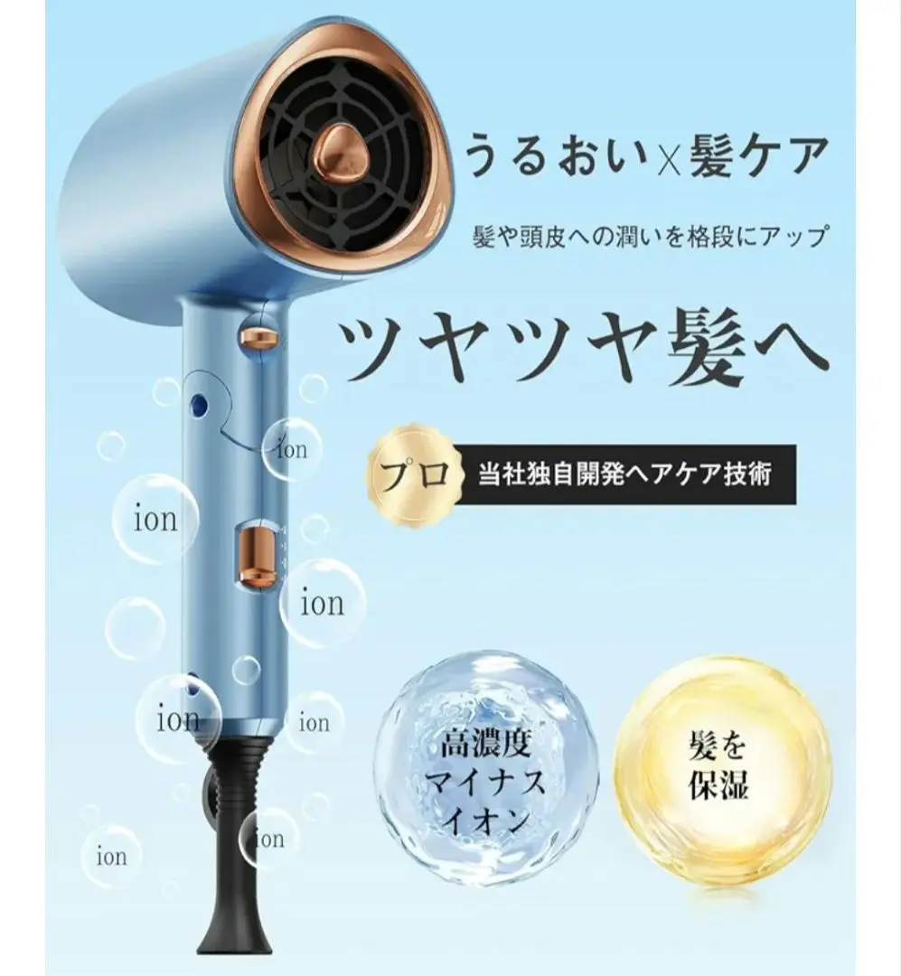 吹風機❤️速乾 大風量 改善髮質 高濃度負離子 3檔 的縮圖