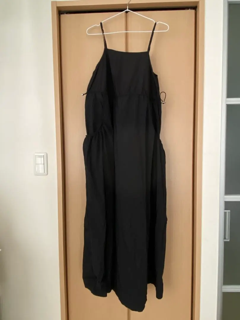 Thumbnail of Black camisole dress long