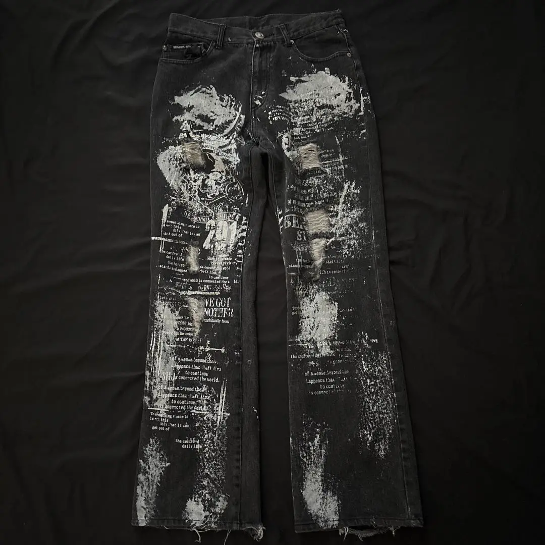 希少 bernings sho 00s フレアデニム パンク グランジ スカル 希少 bernings sho 00s フレアデニム パンク グランジ スカル